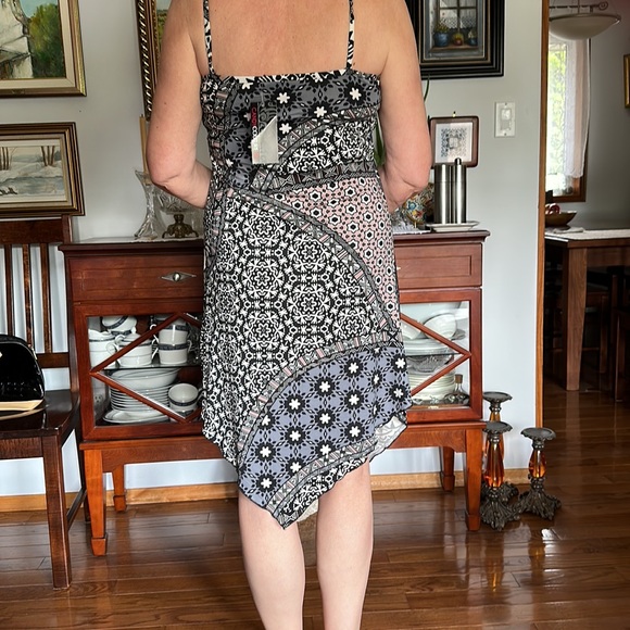 Candy Couture Sleeves Asymmetrical Hem Summer Dress - Picture 4 of 8